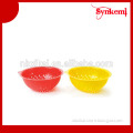 Small plastic mesh colander